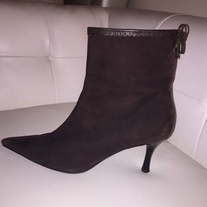 LOFT brown suede boots